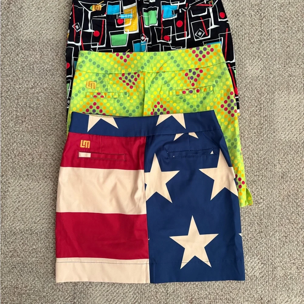 Ladies Loudmouth Golf Skorts (3) - Picture 2 of 2